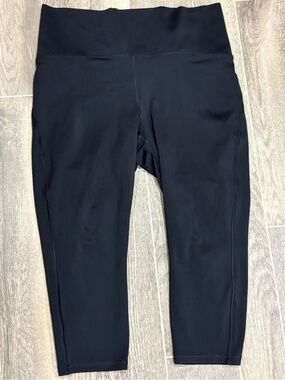 Women’s Hyba Black High-Waist Active Crop Leggings